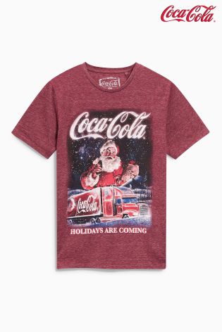 Red Coca Cola&reg; Christmas T-Shirt